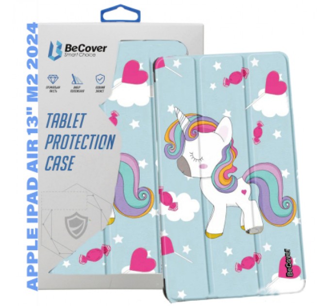 BeCover Чохол до планшета BeCover Smart Case Apple iPad Air 13" M2 2024 Unicorn (711620)