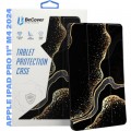 BeCover Чохол до планшета BeCover Smart Case Apple iPad Pro 11" M4 2024 Black Abstraction (711630)