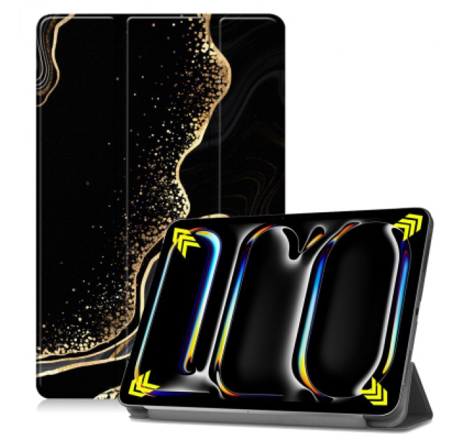 BeCover Чохол до планшета BeCover Smart Case Apple iPad Pro 11" M4 2024 Black Abstraction (711630)