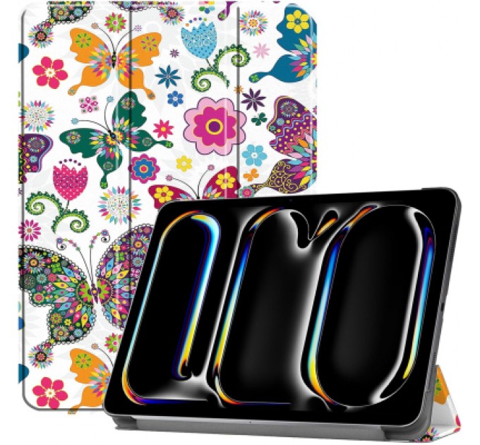 BeCover Чохол до планшета BeCover Smart Case Apple iPad Pro 11" M4 2024 Butterfly (711631)