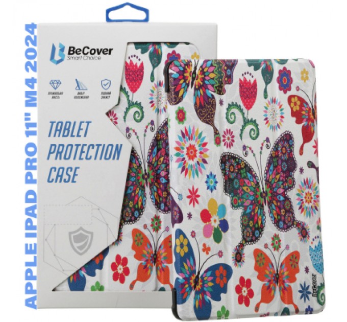 BeCover Чохол до планшета BeCover Smart Case Apple iPad Pro 11" M4 2024 Butterfly (711631)