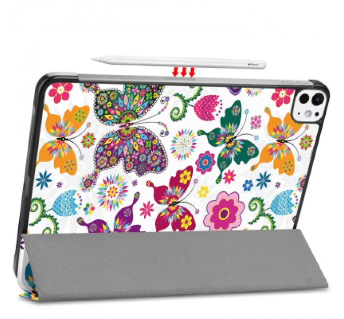 BeCover Чохол до планшета BeCover Smart Case Apple iPad Pro 11" M4 2024 Butterfly (711631)
