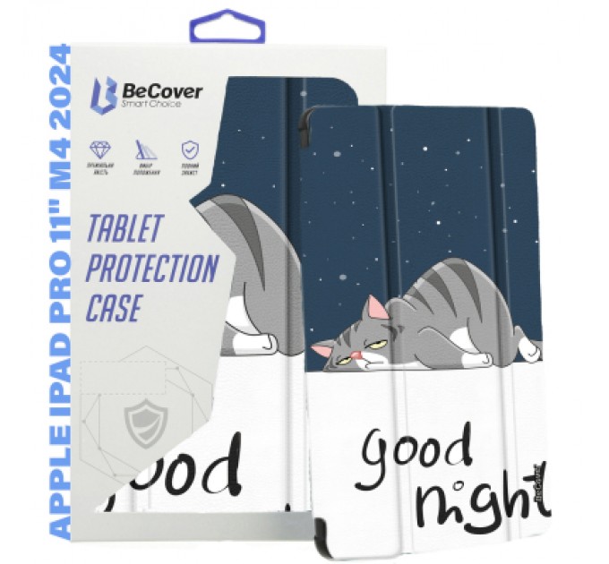 BeCover Чохол до планшета BeCover Smart Case Apple iPad Pro 11" M4 2024 Good Night (711636)