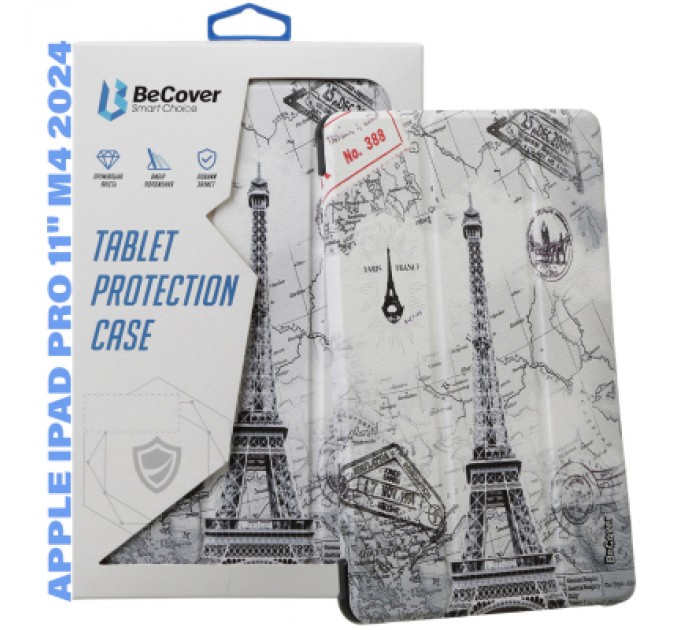 BeCover Чохол до планшета BeCover Smart Case Apple iPad Pro 11" M4 2024 Paris (711640)