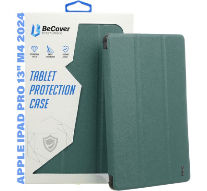 BeCover Чохол до планшета BeCover Smart Case Apple iPad Pro 13" M4 2024 Dark Green (711645)