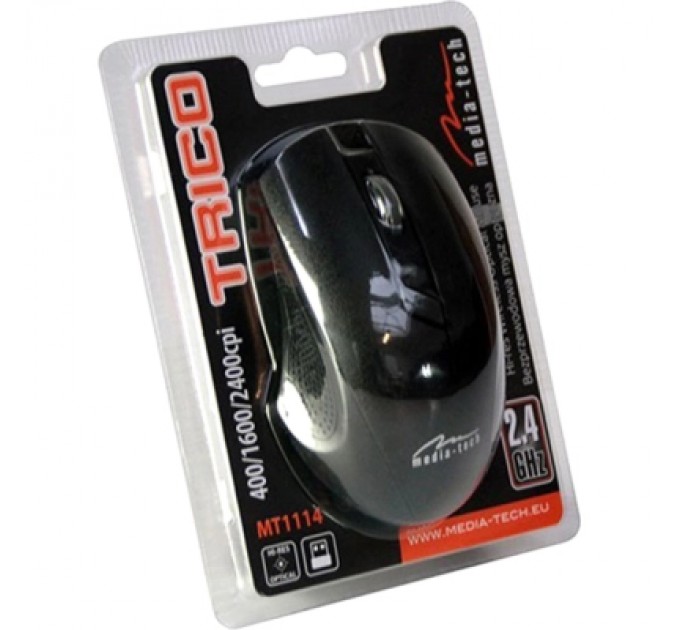 Media-Tech Мишка Media-Tech Trico Wireless Black (MT1114)
