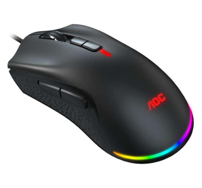 AOC Мишка AOC GM530 RGB PMW3389 Kailh switch USB Black (GM530B)