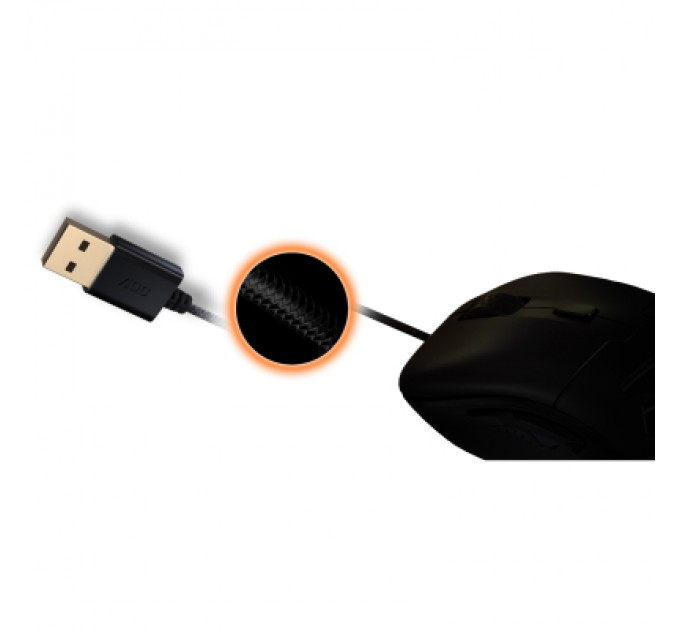 AOC Мишка AOC GM530 RGB PMW3389 Kailh switch USB Black (GM530B)