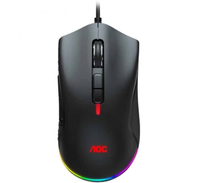 AOC Мишка AOC GM530 RGB PMW3389 Kailh switch USB Black (GM530B)