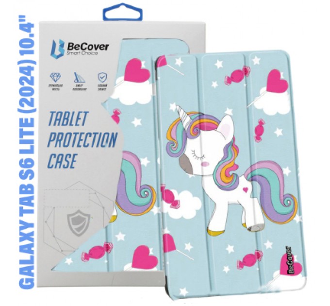BeCover Чохол до планшета BeCover Smart Case Samsung Tab S6 Lite (2024) 10.4" P620/P625/P627 Unicorn (710835)