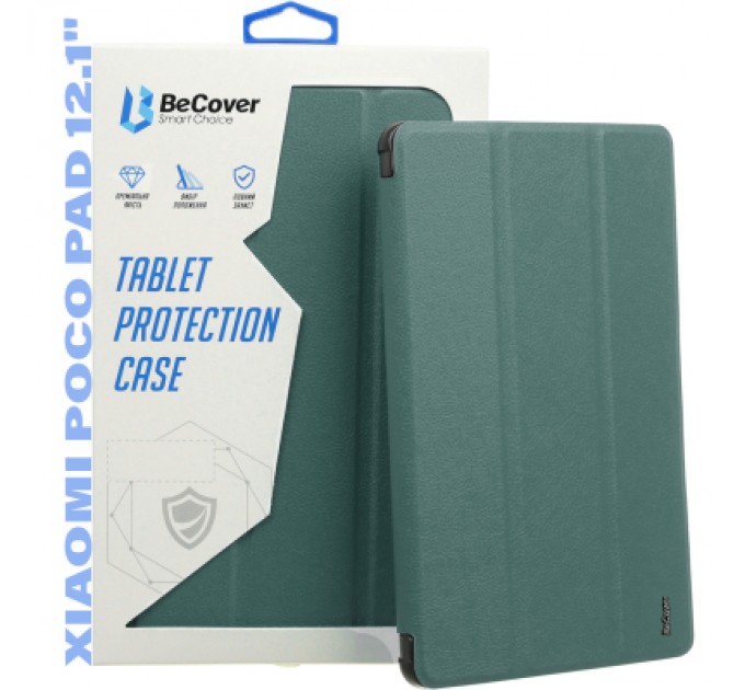 BeCover Чохол до планшета BeCover Flexible TPU Mate Xiaomi Poco Pad 12.1" Dark Green (711584)