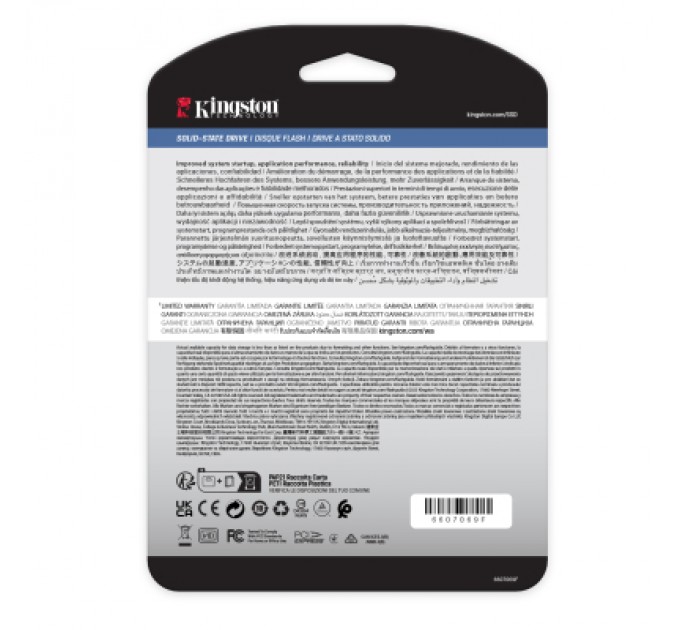 Kingston Накопичувач SSD M.2 2280 960GB Kingston (SEDC2000BM8/960G)