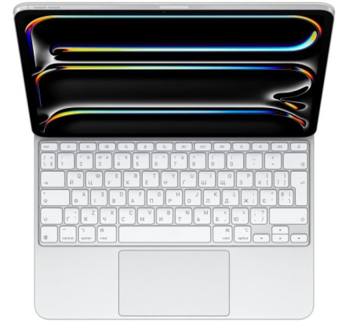 Apple Чохол до планшета Apple Magic Keyboard for iPad Pro 13inch (M4) - Ukrainian - White,Model A2974 (MWR43UA/A)