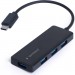 Gembird Концентратор Gembird USB-C UHB-U3P4-02 4xUSB3.1 (UHB-CM-U3P4-02)