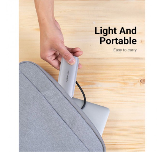 Vention Концентратор Vention USB 3.1 Type-C to HDM/USB 3.0х3//PD 100W 5-in-1 (THFHB)