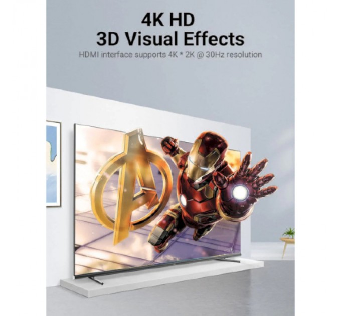 Vention Концентратор Vention USB 3.1 Type-C to HDM/USB 3.0х3//PD 100W 5-in-1 (THFHB)