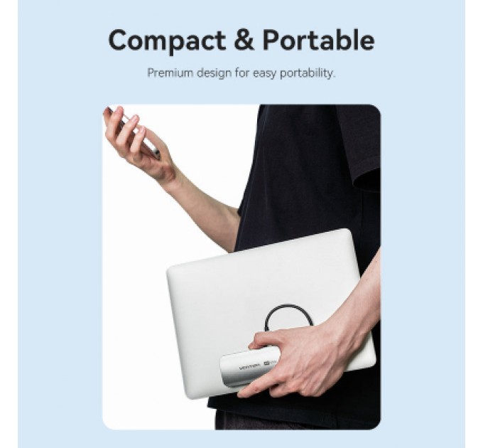 Vention Концентратор Vention USB 3.1 Type-C to HDMI 4K60Hz/USB 3.0x3/RJ45/PD 100W 6-in-1 (TQHHB)