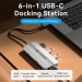 Vention Концентратор Vention USB 3.1 Type-C to HDMI 4K60Hz/USB 3.0x3/RJ45/PD 100W 6-in-1 (TQHHB)