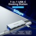 Vention Концентратор Vention USB 3.1 Type-C to HDMI/USB 3.0x3/SD/TF/PD 100W 7-in-1 (TOPHB)