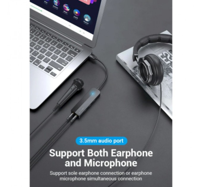 Vention Концентратор Vention USB 3.0 to 3хUSB 3.0/2хTRS Audio/USB Micro 1.0m (CHIBF)