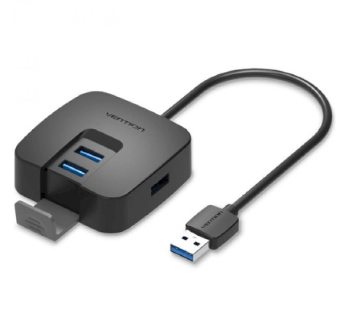 Vention Концентратор Vention USB 3.0 to 4хUSB 3.0 Black 1.0m (CHBBF)