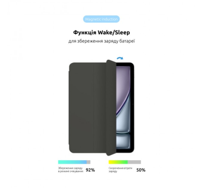Armorstandart Чохол до планшета Armorstandart Smart Case iPad Air 11 2024 Charcoal Grey (ARM78143)