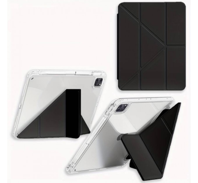 BeCover Чохол до планшета BeCover Ultra Slim Origami Transparent Apple iPad Pro 11" M4 2024 Black (711689)