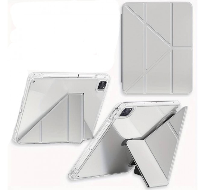 BeCover Чохол до планшета BeCover Ultra Slim Origami Transparent Apple iPad Pro 11" M4 2024 Gray (711690)