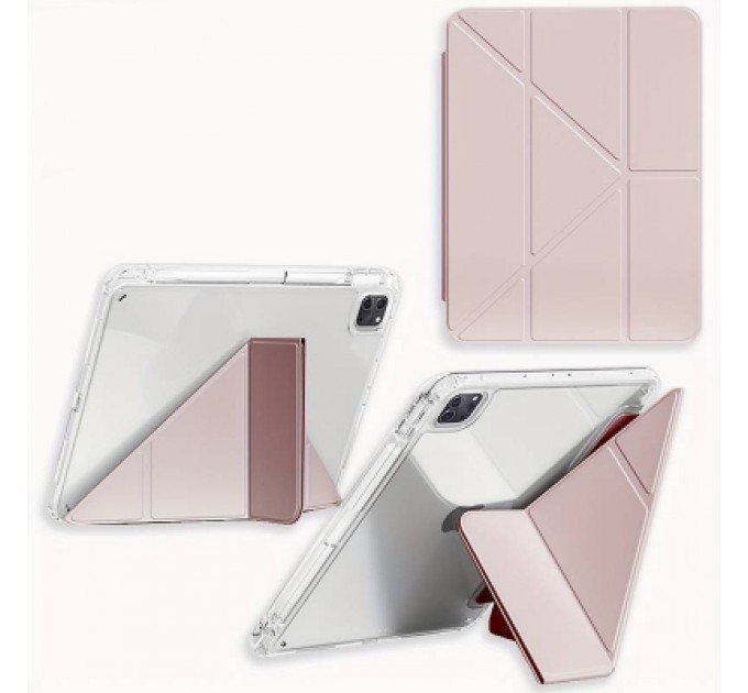 BeCover Чохол до планшета BeCover Ultra Slim Origami Transparent Apple iPad Pro 11" M4 2024 Pink (711691)