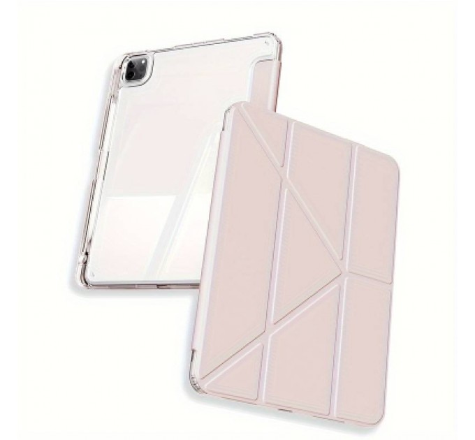 BeCover Чохол до планшета BeCover Ultra Slim Origami Transparent Apple iPad Pro 11" M4 2024 Pink (711691)