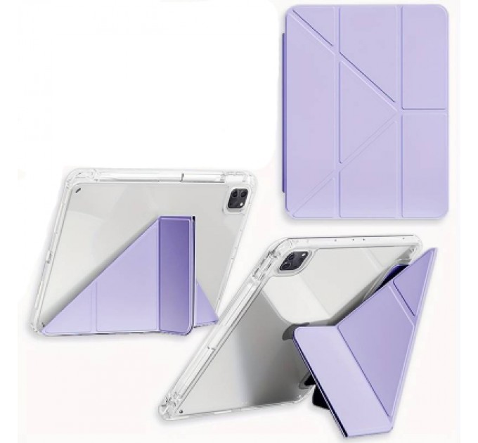 BeCover Чохол до планшета BeCover Ultra Slim Origami Transparent Apple iPad Pro 11" M4 2024 Purple (711692)