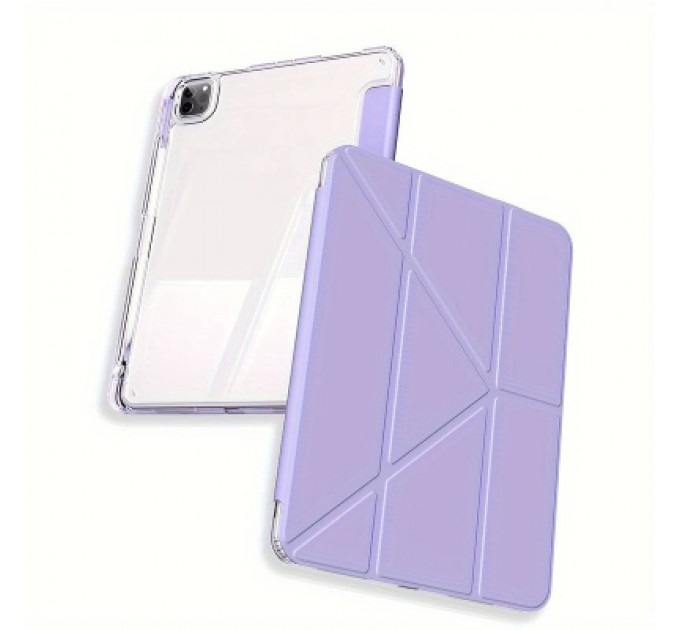 BeCover Чохол до планшета BeCover Ultra Slim Origami Transparent Apple iPad Pro 11" M4 2024 Purple (711692)