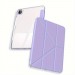 BeCover Чохол до планшета BeCover Ultra Slim Origami Transparent Apple iPad Pro 11" M4 2024 Purple (711692)
