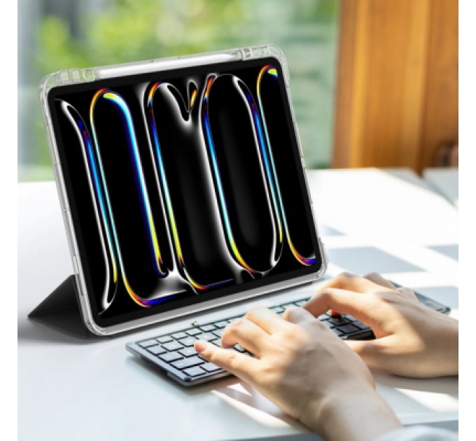 BeCover Чохол до планшета BeCover Ultra Slim Origami Transparent Apple iPad Pro 13" M4 2024 Black (711693)