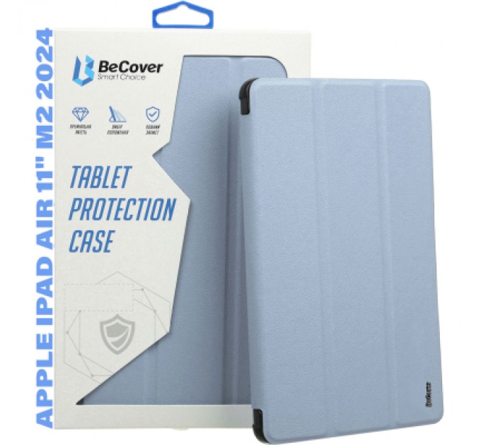 BeCover Чохол до планшета BeCover Soft Edge TPU Apple iPad Air 11" M2 2024 Blue Haze (711703)