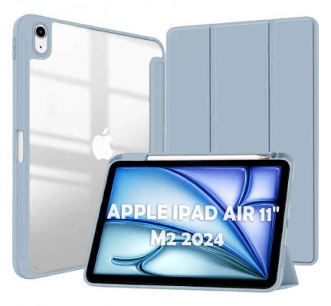 BeCover Чохол до планшета BeCover Soft Edge TPU Apple iPad Air 11" M2 2024 Blue Haze (711703)