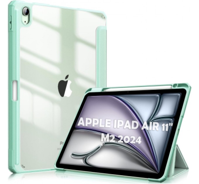 BeCover Чохол до планшета BeCover Soft Edge TPU Apple iPad Air 11" M2 2024 Light Green (711704)