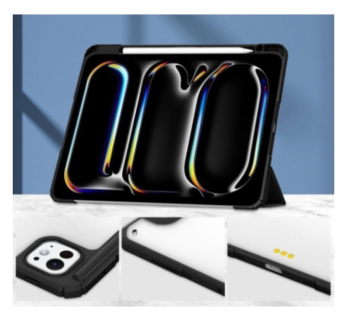 BeCover Чохол до планшета BeCover Soft Edge TPU Apple iPad Pro 11" M4 2024 Black (711714)