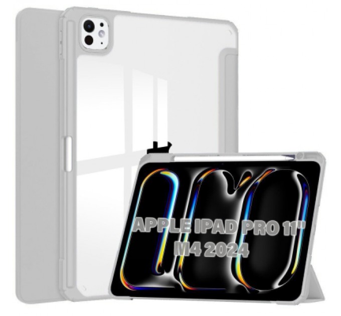 BeCover Чохол до планшета BeCover Soft Edge TPU Apple iPad Pro 11" M4 2024 Gray (711715)