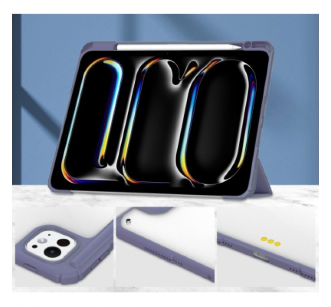 BeCover Чохол до планшета BeCover Soft Edge TPU Apple iPad Pro 11" M4 2024 Purple (711716)