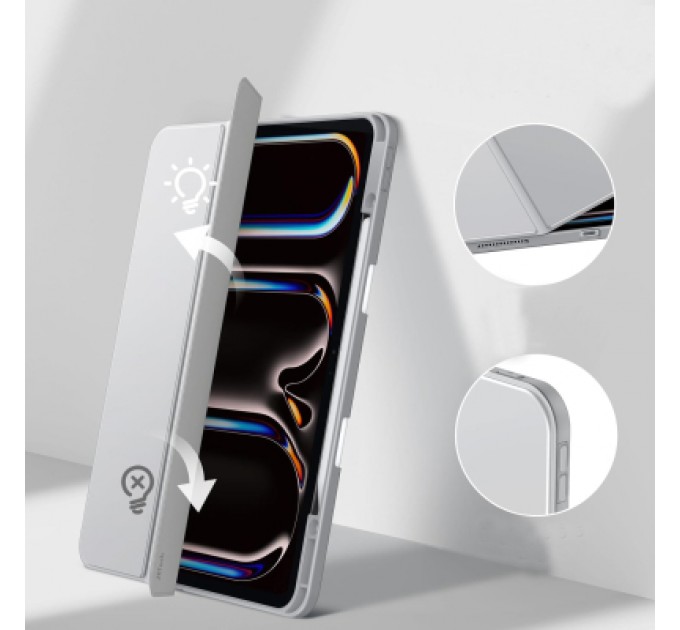 BeCover Чохол до планшета BeCover Soft Edge TPU Apple iPad Pro 12.9 2020/2021/2022 Gray (711709)