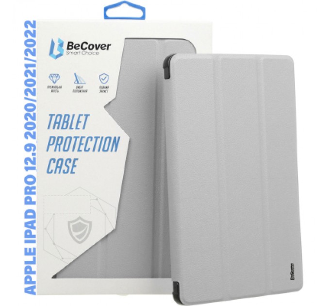 BeCover Чохол до планшета BeCover Soft Edge TPU Apple iPad Pro 12.9 2020/2021/2022 Gray (711709)