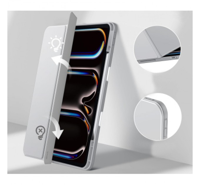 BeCover Чохол до планшета BeCover Soft Edge TPU Apple iPad Pro 13" M4 2024 Gray (711718)