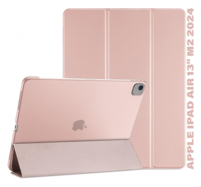 BeCover Чохол до планшета BeCover Tri Fold Hard Apple iPad Air 13" M2 2024 Pink (711724)