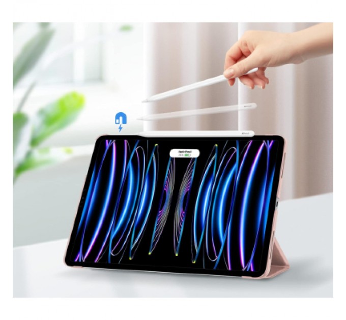 BeCover Чохол до планшета BeCover Tri Fold Hard Apple iPad Air 13" M2 2024 Pink (711724)