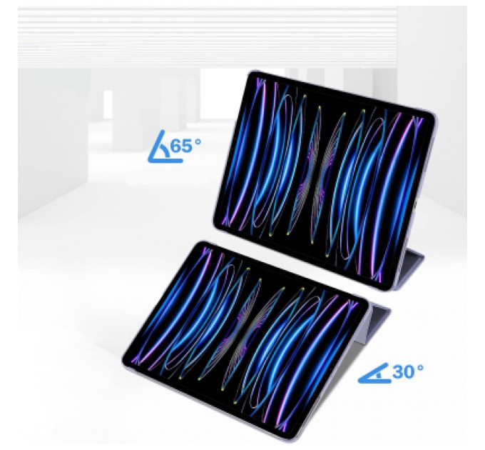 BeCover Чохол до планшета BeCover Tri Fold Hard Apple iPad Air 13" M2 2024 Purple (711725)