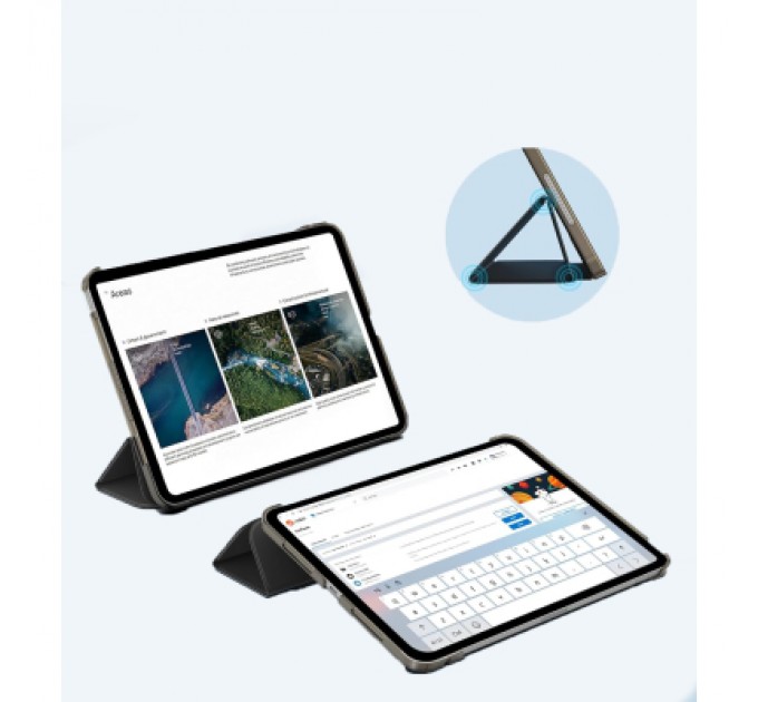 BeCover Чохол до планшета BeCover Tri Fold Hard Apple iPad Pro 11" M4 2024 Black (711726)