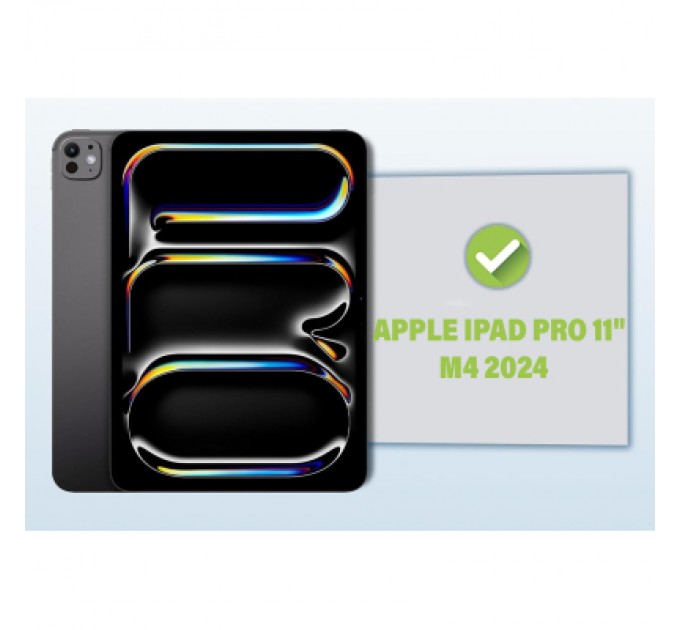 BeCover Чохол до планшета BeCover Tri Fold Hard Apple iPad Pro 11" M4 2024 Black (711726)