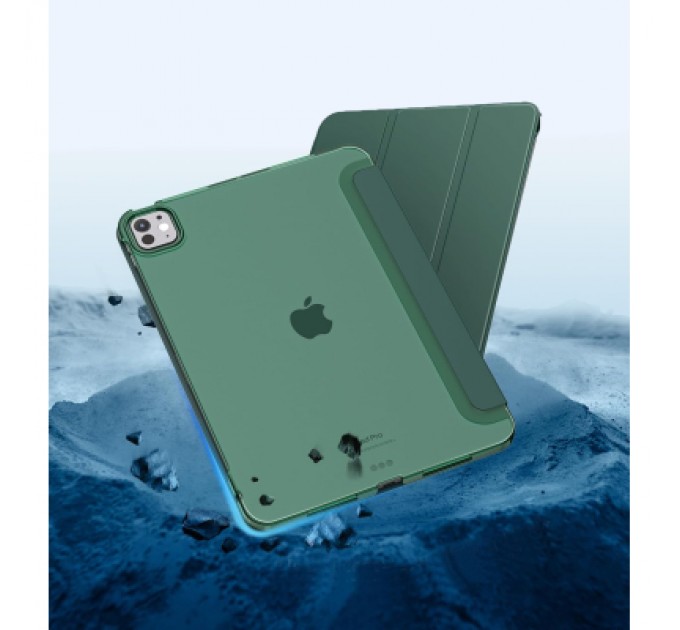 BeCover Чохол до планшета BeCover Tri Fold Hard Apple iPad Pro 11" M4 2024 Dark Green (711727)