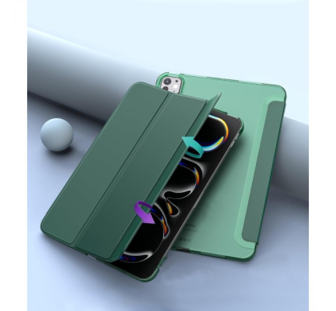 BeCover Чохол до планшета BeCover Tri Fold Hard Apple iPad Pro 11" M4 2024 Dark Green (711727)